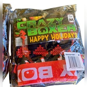 NEW 2 Pairs Crazy Boxer Holidays Edition Size M